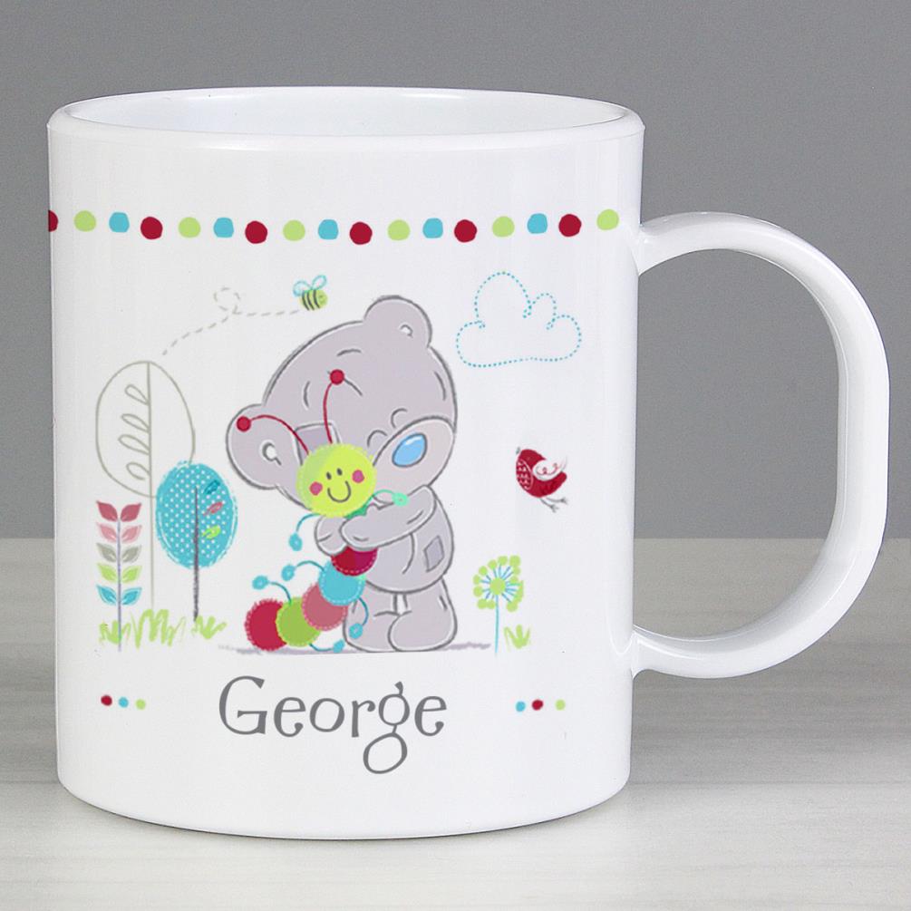 Personalised Tiny Tatty Teddy Cuddle Bug Plastic Mug Extra Image 1
